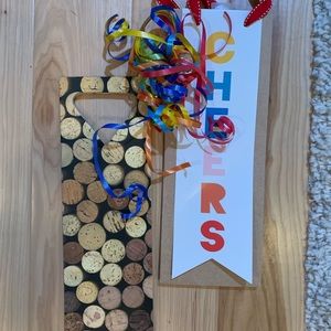Wine bottle gift bags